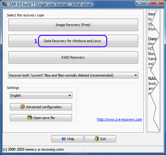 Unformat hard drive software - Data.